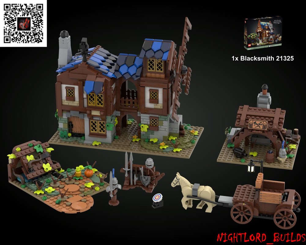 Lego Medieval Village Pack #2 (21325 Alt. Build)