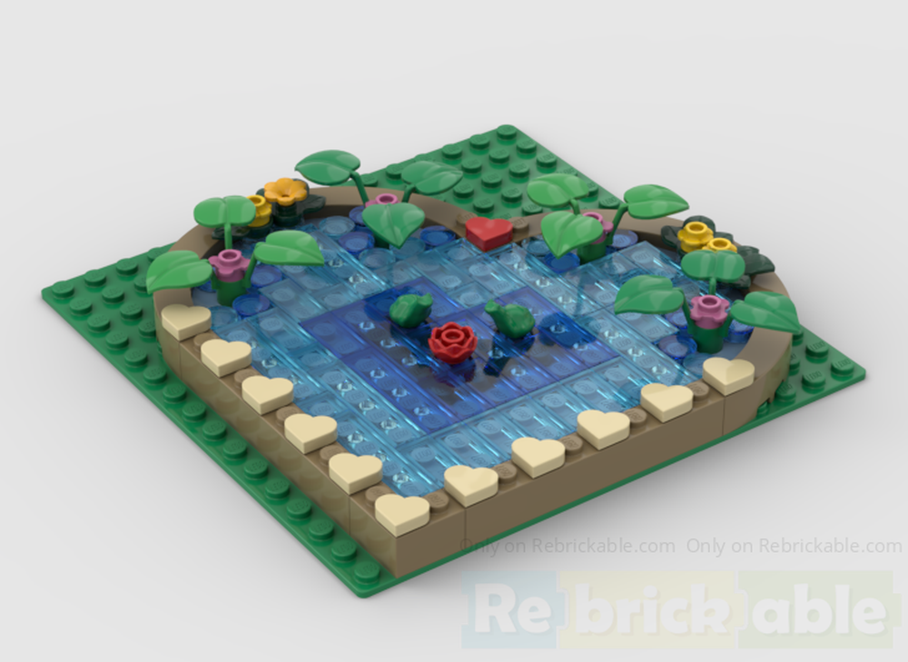 Lego Lovers Pond - Heart Pond