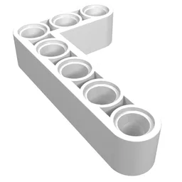 Technic Beam 3 x 5 L-Shape Thick / White