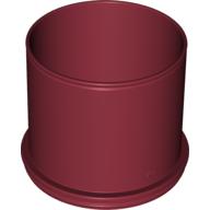 Lego Duplo Ball Tube Straight / Dark Red