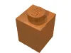 Brick 1 x 1 / Medium Nougat