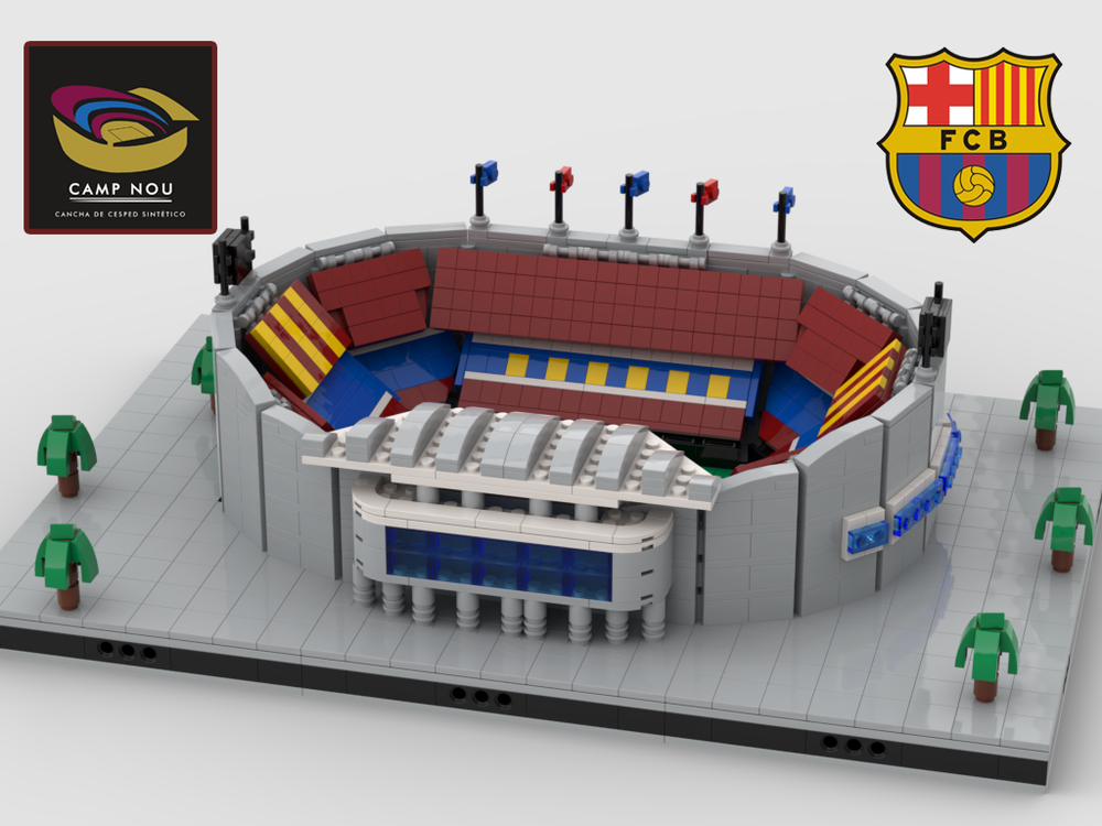 Lego Camp Nou stadium