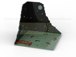 Moon Diorama for Tintin Moon Rocket #21367