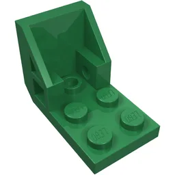 Bracket 3 x 2 - 2 x 2 [aka Space Seat] / Green