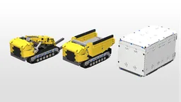 Containerizable Forklift & Tipper