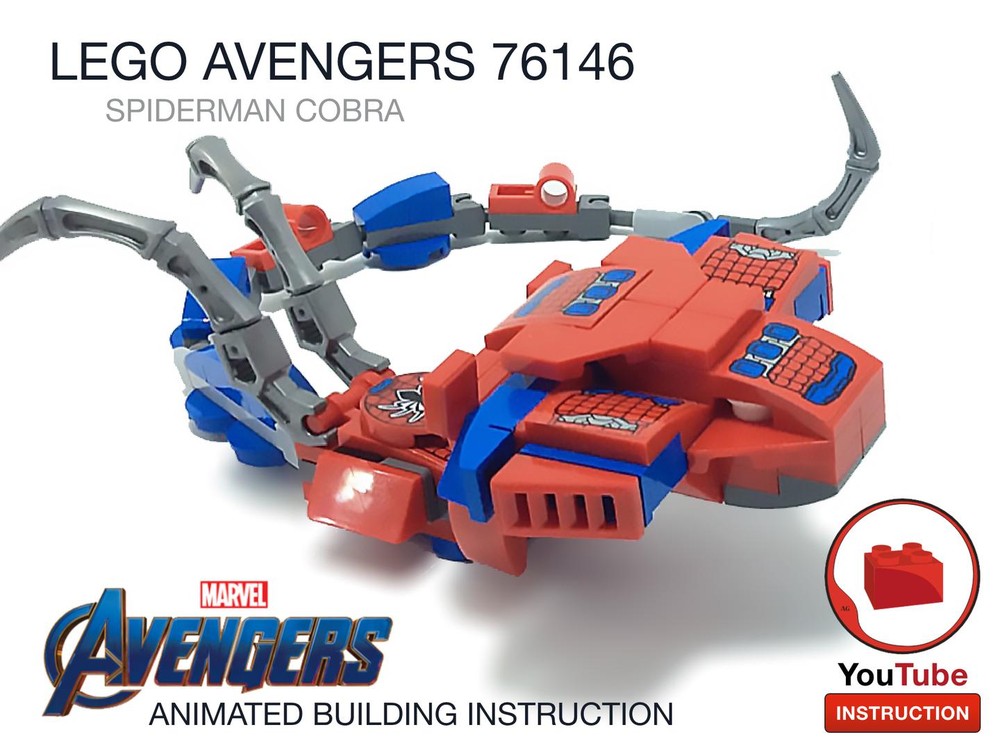 Lego Cobra Snake MOC - Lego Marvel Avengers 76146 - Spiderman