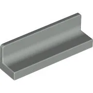 Panel 1 x 4 x 1 with Rounded Corners [Thick Wall] / Light Gray
