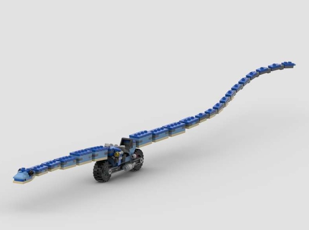 Lego Diplodocid motorbike