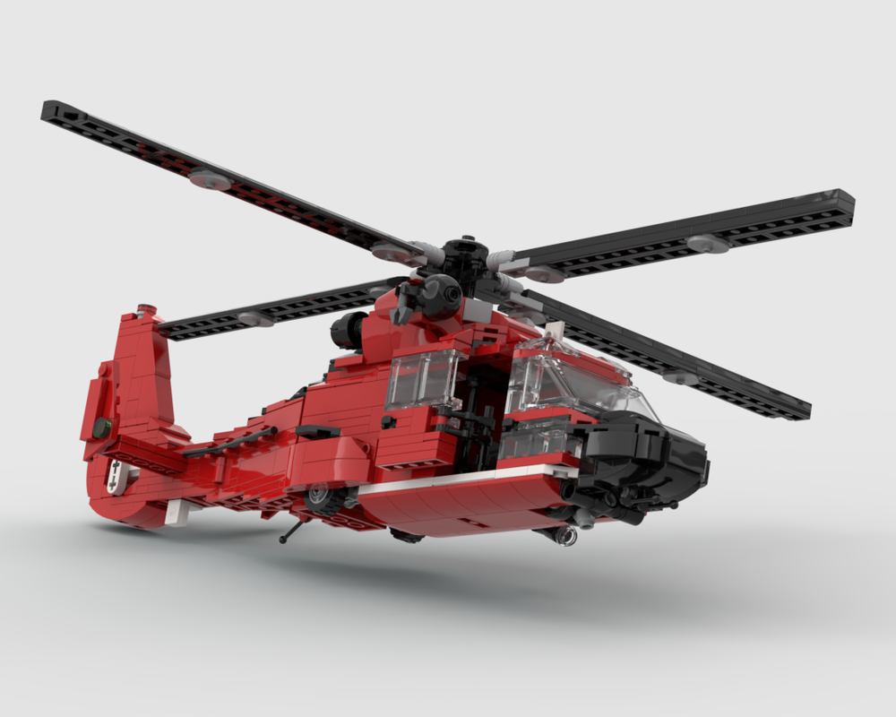 Lego Retractable Landing Gear for BrickDesigners Coast Guard Helicopter