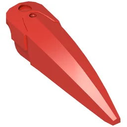 Large Figure Limb Cover / Claw / Spike Large with Axle / Red