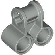 Technic Axle and Pin Connector Perpendicular Double / Light Gray