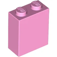 Brick 1 x 2 x 2 with Inside Stud Holder / Bright Pink