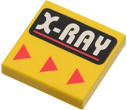Tile 2 x 2 with "X-RAY" Print
