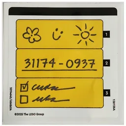 Sticker Sheet for Set 31174-1 / [No Color/Any Color]