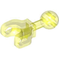 Lego Large Figure Skeletal, Limb, 4L with Ball Joint on Axle and Ball Socket / Trans-Neon Green