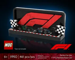 Brick-Built F1® Logo (Perfect for the F1® Collectible Race Cars)