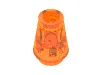 Cone 1 x 1 [Top Groove] / Trans-Orange