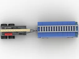 Van with trailer