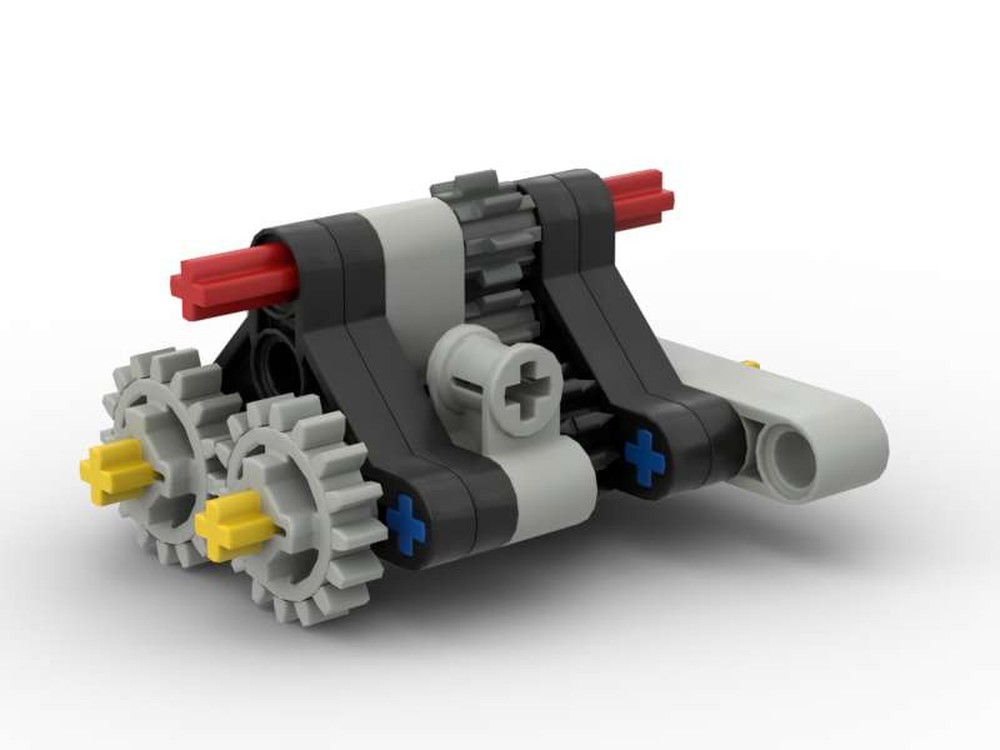 Lego Converter 2 directions to 1 direction of rotation