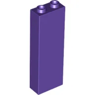 Brick 1 x 2 x 5 with Hollow Studs / Dark Purple