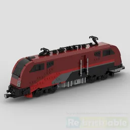 ÖBB Railjet Siemens Taurus train locomotive with PF