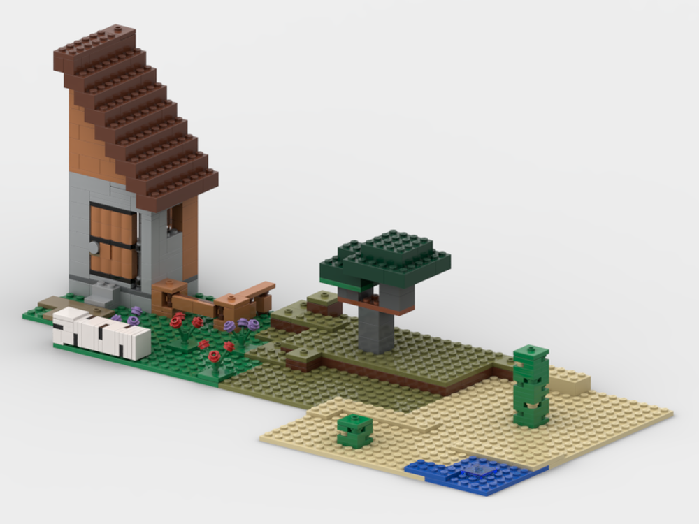 Lego Mine craft world