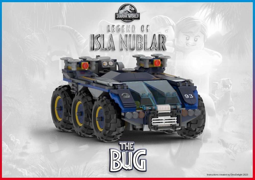 Lego Jurassic World - Legend of Isla Nublar - The Bug (6 wheeler Vehicle)
