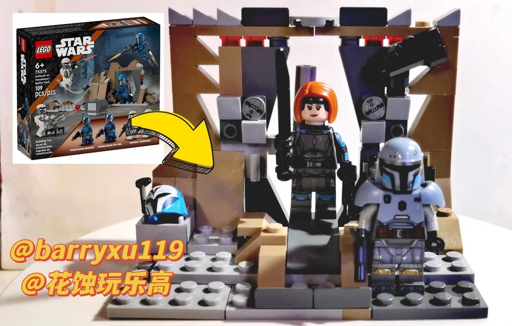 Lego Turned Lego 75373 "Ambush on Mandalore" into Mandalore Throne!