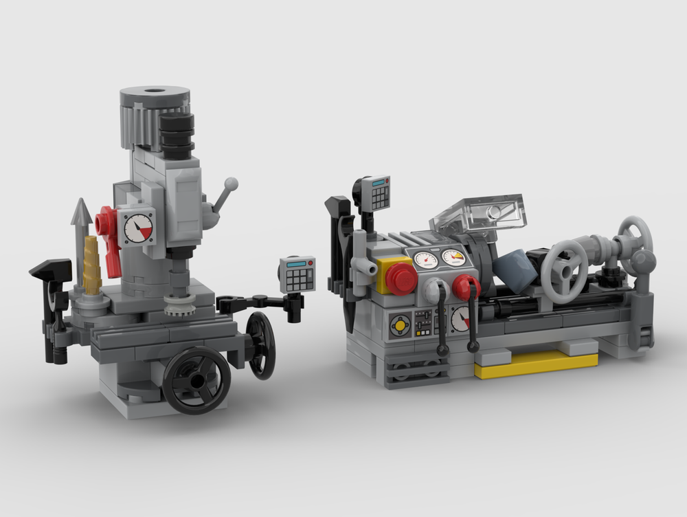 Lego Lathe and Mill