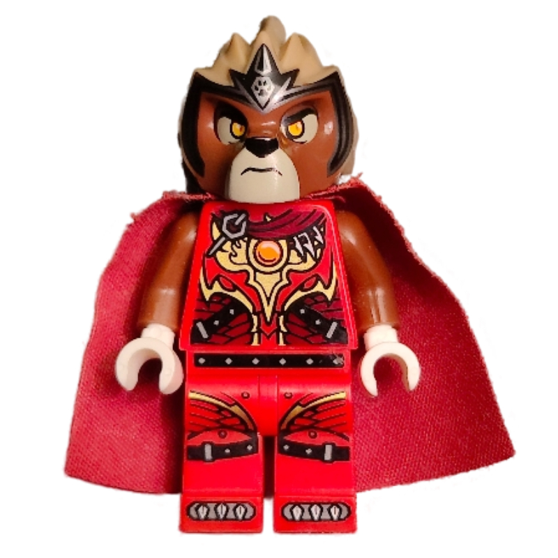 Lego Lavertus in Fire Chi Outfit with Cape