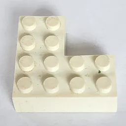 Brick 4 x 4 Corner without Bottom Tubes