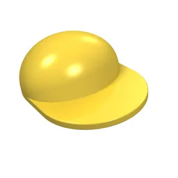 Hat / Cap Long Peak [Plain] / Yellow