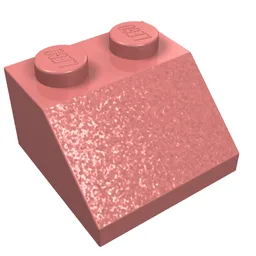 Brick Sloped 45° 2 x 2 / Sand Red
