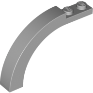 Lego Brick Arch 1 x 6 x 3 1/3 Curved Top / Light Bluish Gray