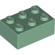 Brick 2 x 3 / Sand Green