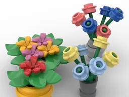 Flower Pot Pack - Minifig Scaled