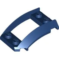 Wheel Arch, Curved Wedge 4 x 3 with 2 x 2 Opening and 4 Studs / Dark Blue