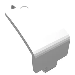 Technic Panel Curved and Bent 6 x 3 / White
