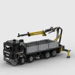 Iveco Turbostar 190-42 tipper crane truck
