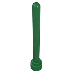 Antenna 1 x 4 with Rounded Top / Green