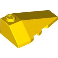 Brick Wedged, Sloped 4 x 2 Triple Right / Yellow