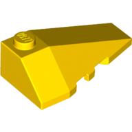 Lego Brick Wedged, Sloped 4 x 2 Triple Right / Yellow