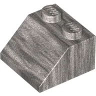 Brick Sloped 45° 2 x 2 / Metallic Silver