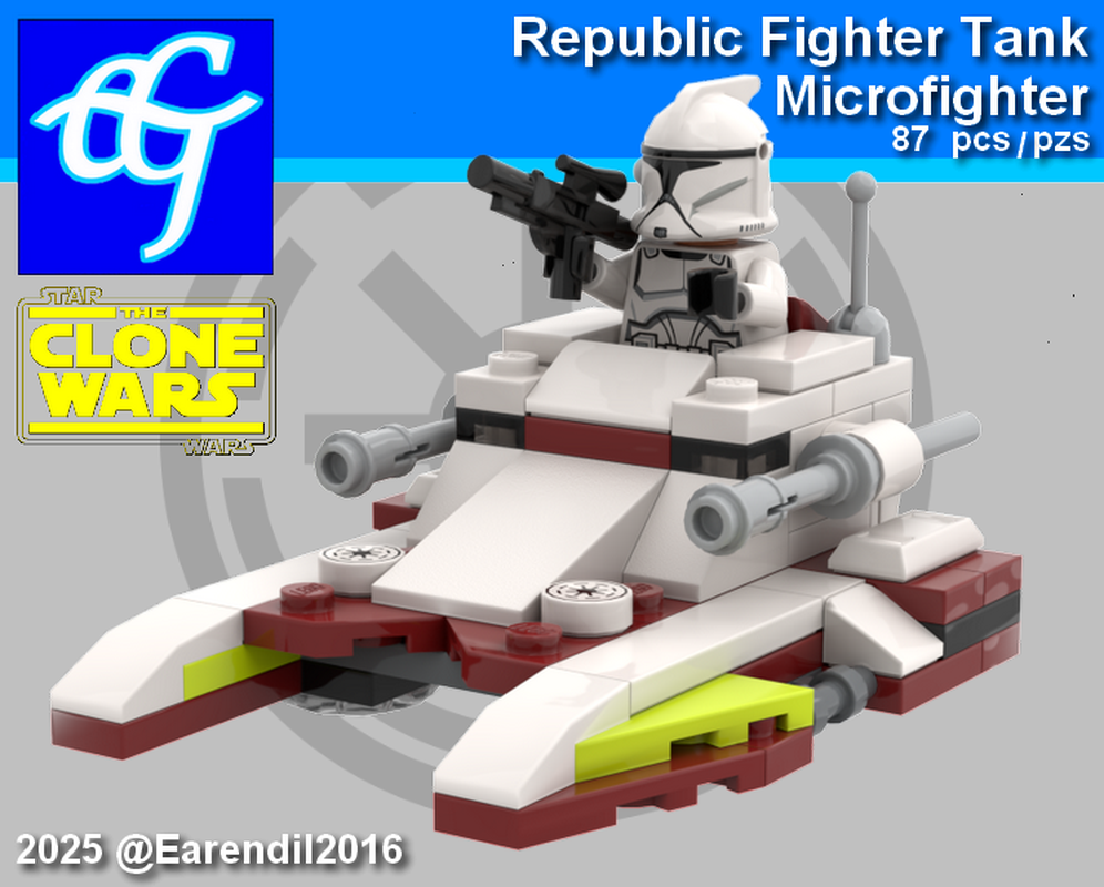 Lego Republic Fighter Tank Microfighter