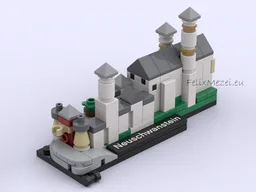 Neuschwanstein Castle Miniature (Display & Key Ring)