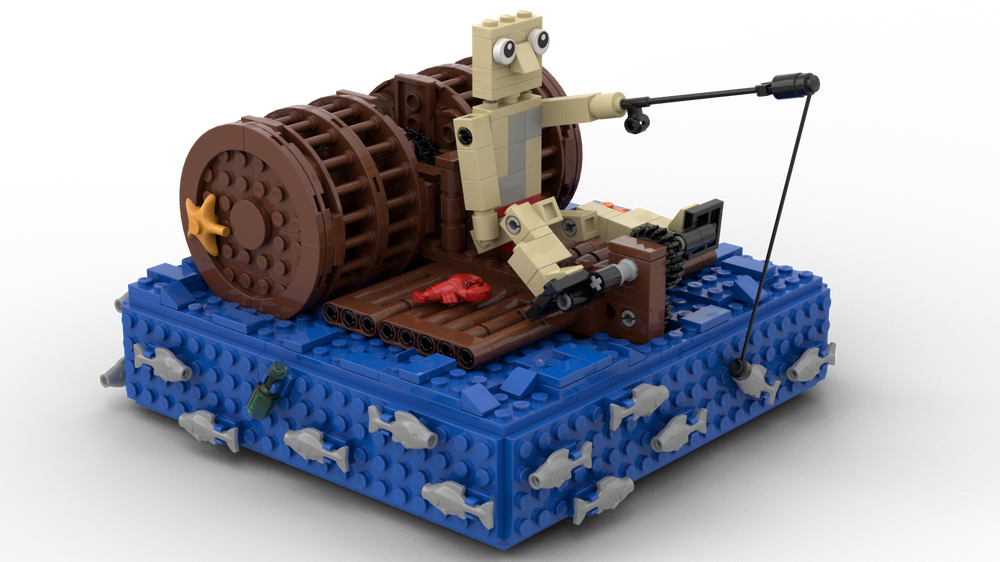 Lego Mix of Pedal Boat/Raft/Paddle Steamer