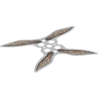 Neckwear Wings with Four Points, Geonosian Warrior Print / Trans-Clear