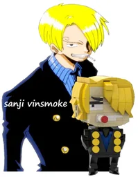 BrickPop Sanji -Onepiece-