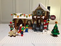 10245 Santa's Workshop base plate attachment