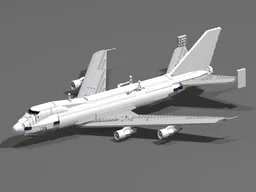 Horizontal and vertical stabilizer mod for 10360 747 SCA